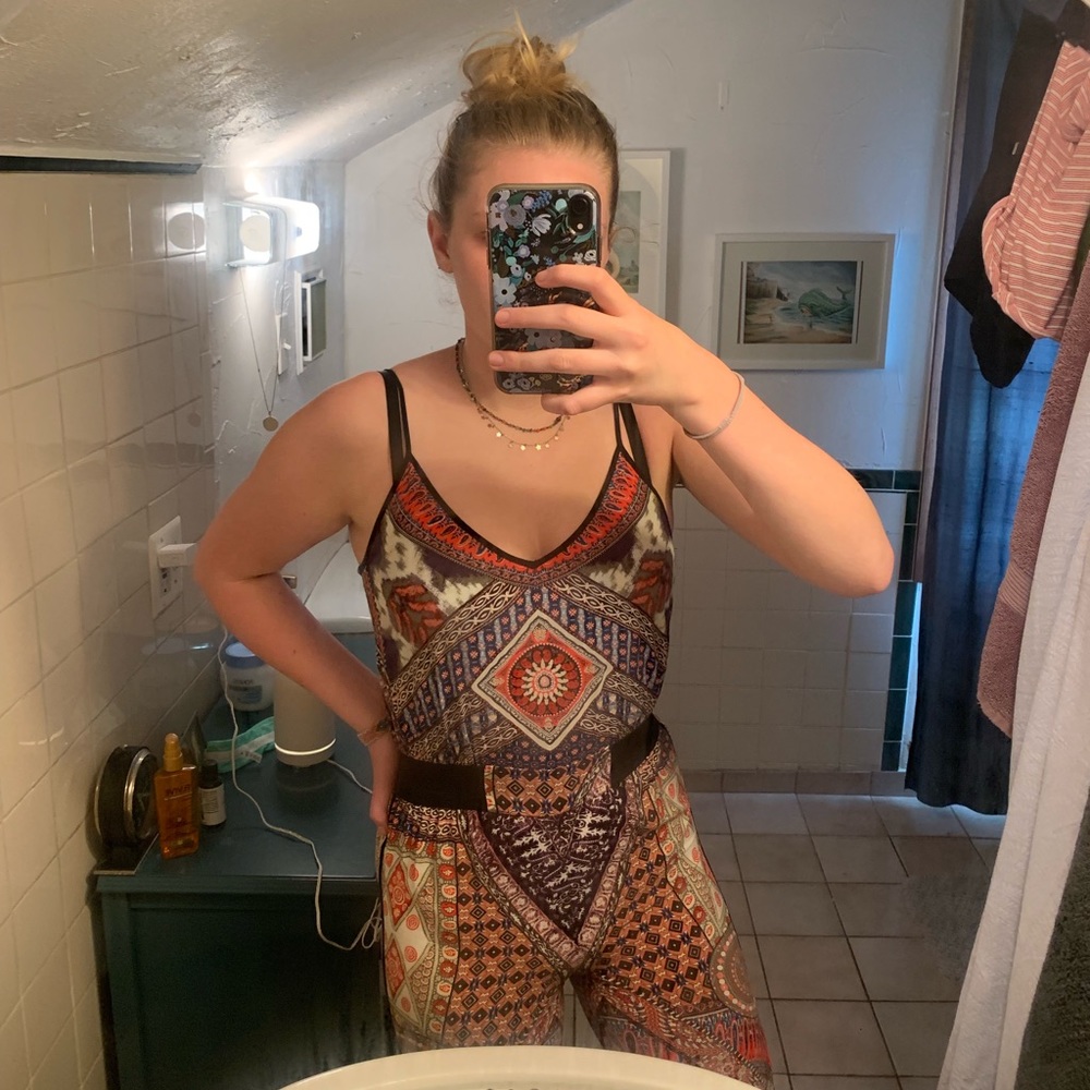 Patterned Romper